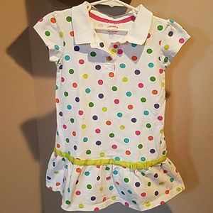 NWOT Carter's Girls Polka Dot Dress - Size 5